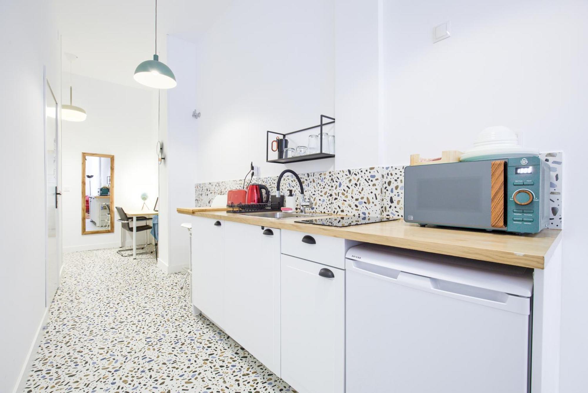 Ferienwohnung Mezzanine Orange Madrid Zimmer foto